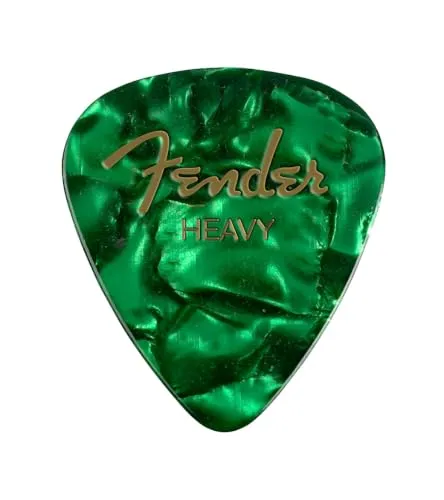 Fender 351 Plettri Chitarra Heavy Verde Celluloide
