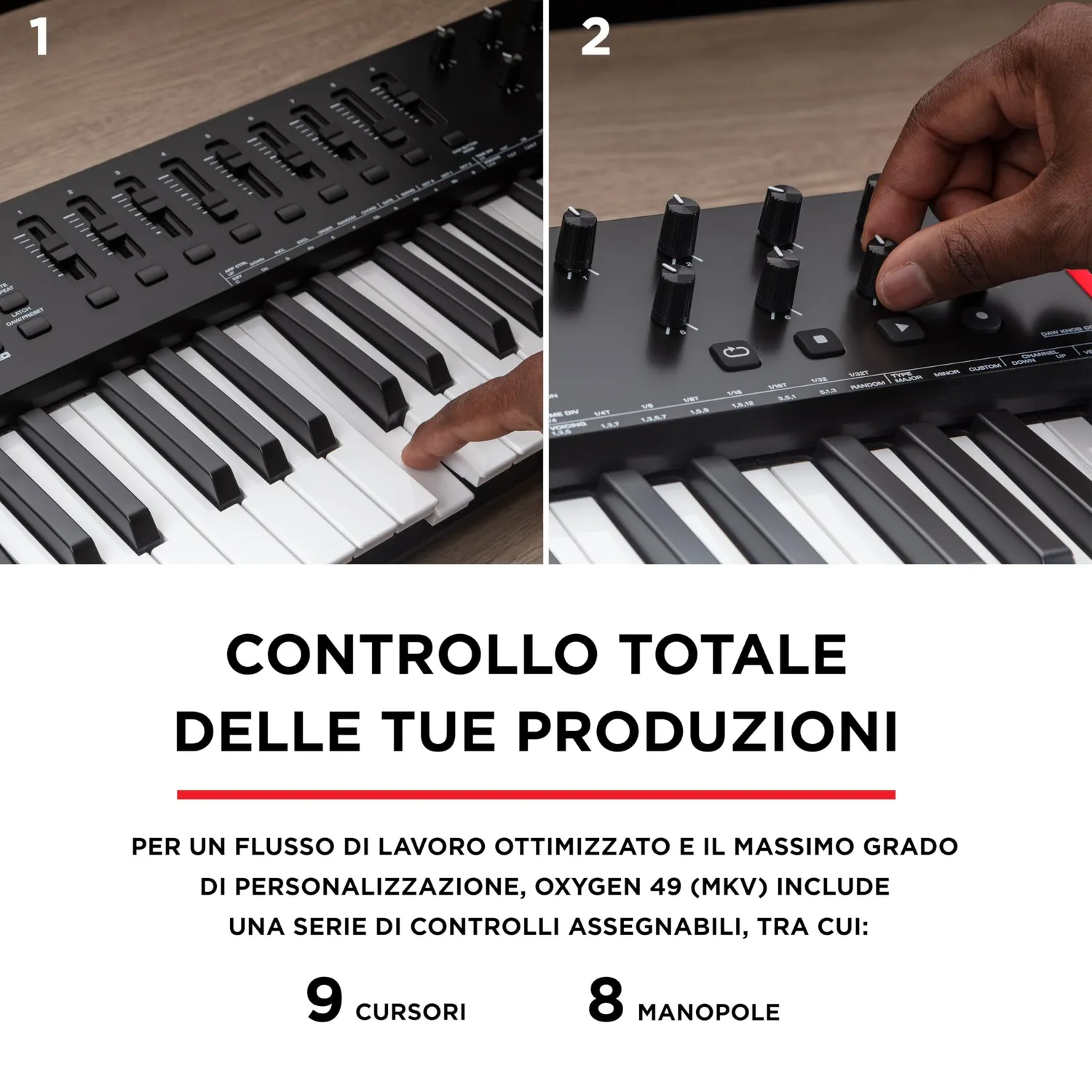 M-Audio Oxygen 49 MKV tastiera MIDI 49 tasti USB