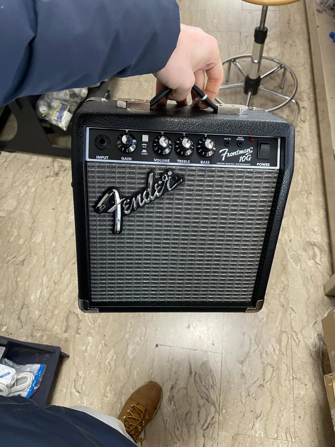 Fender Frontman 10G ampli chitarra 10W con cuffie nero