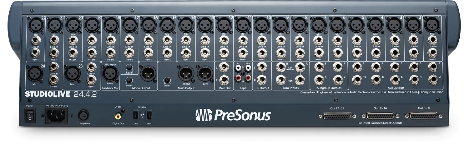 PreSonus StudioLive 24.4.2 mixer digitale 24 canali