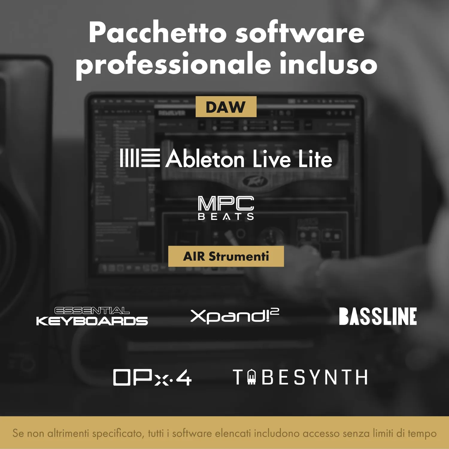 M-Audio M-Track Duo HD scheda audio pack con cuffie e microfono 192 kHz