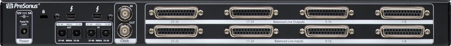 PreSonus Quantum 4848 interfaccia Thunderbolt 48x48 32 line