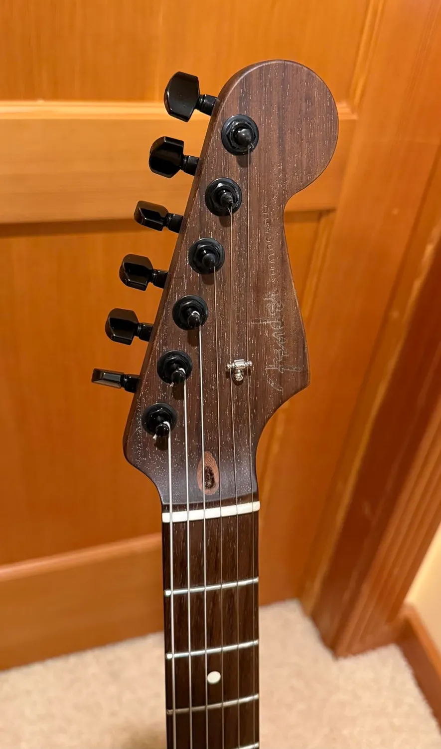 Fender Locking Tuners meccaniche nere 18:1 Strat Tele sfalsate