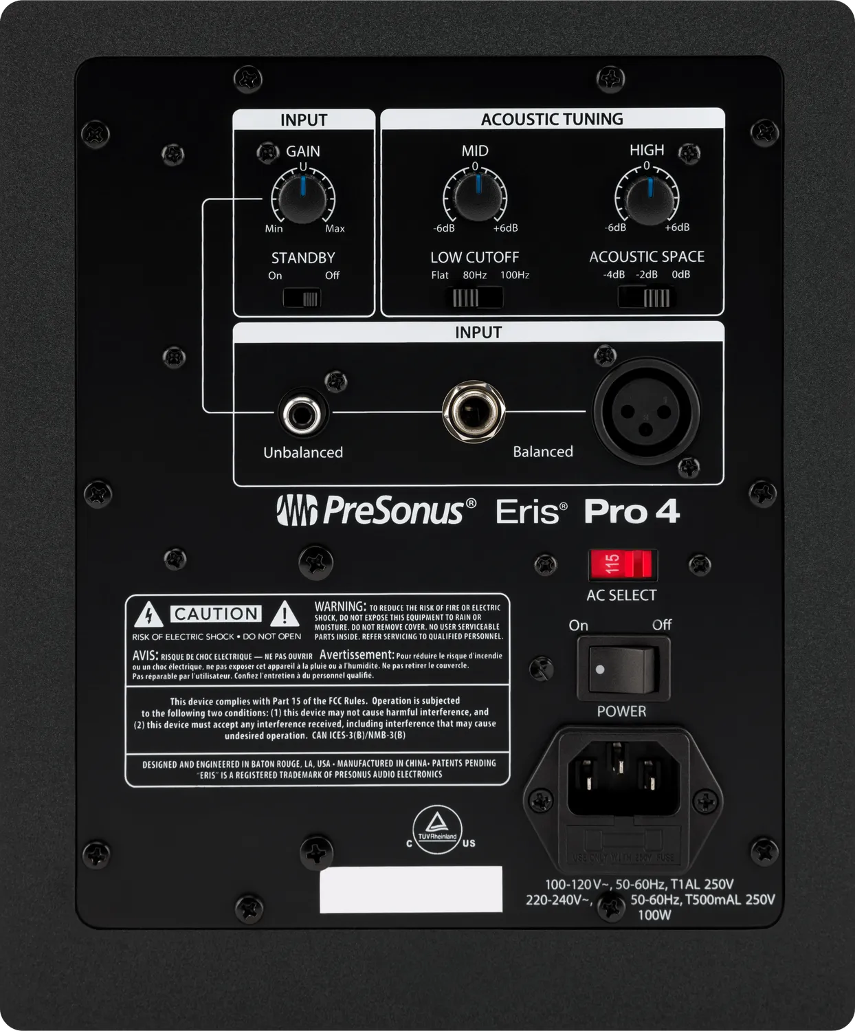 PreSonus Eris Pro 4 monitor studio coassiale singolo
