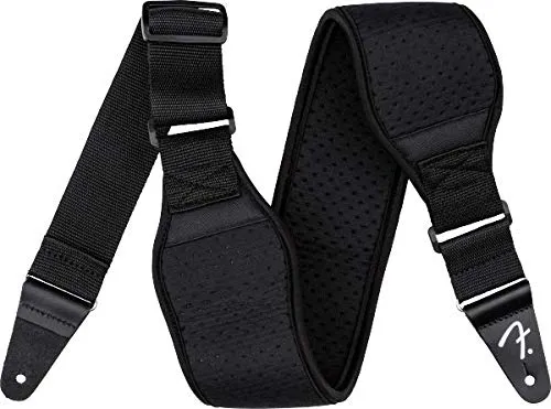 Fender Swell tracolla neoprene nera 7,5 cm chitarra basso
