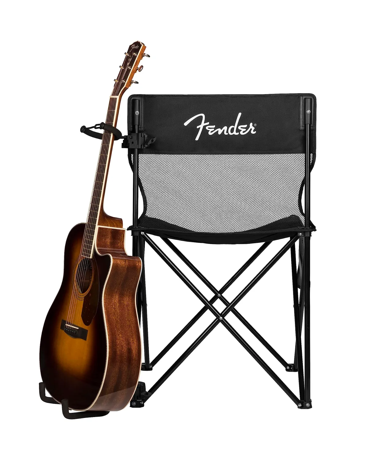 Fender Festival Stand sedia con supporto chitarra pieghevole