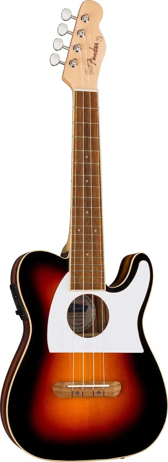 Fender Fullerton Tele Uke Ukulele Sunburst 2 Colori