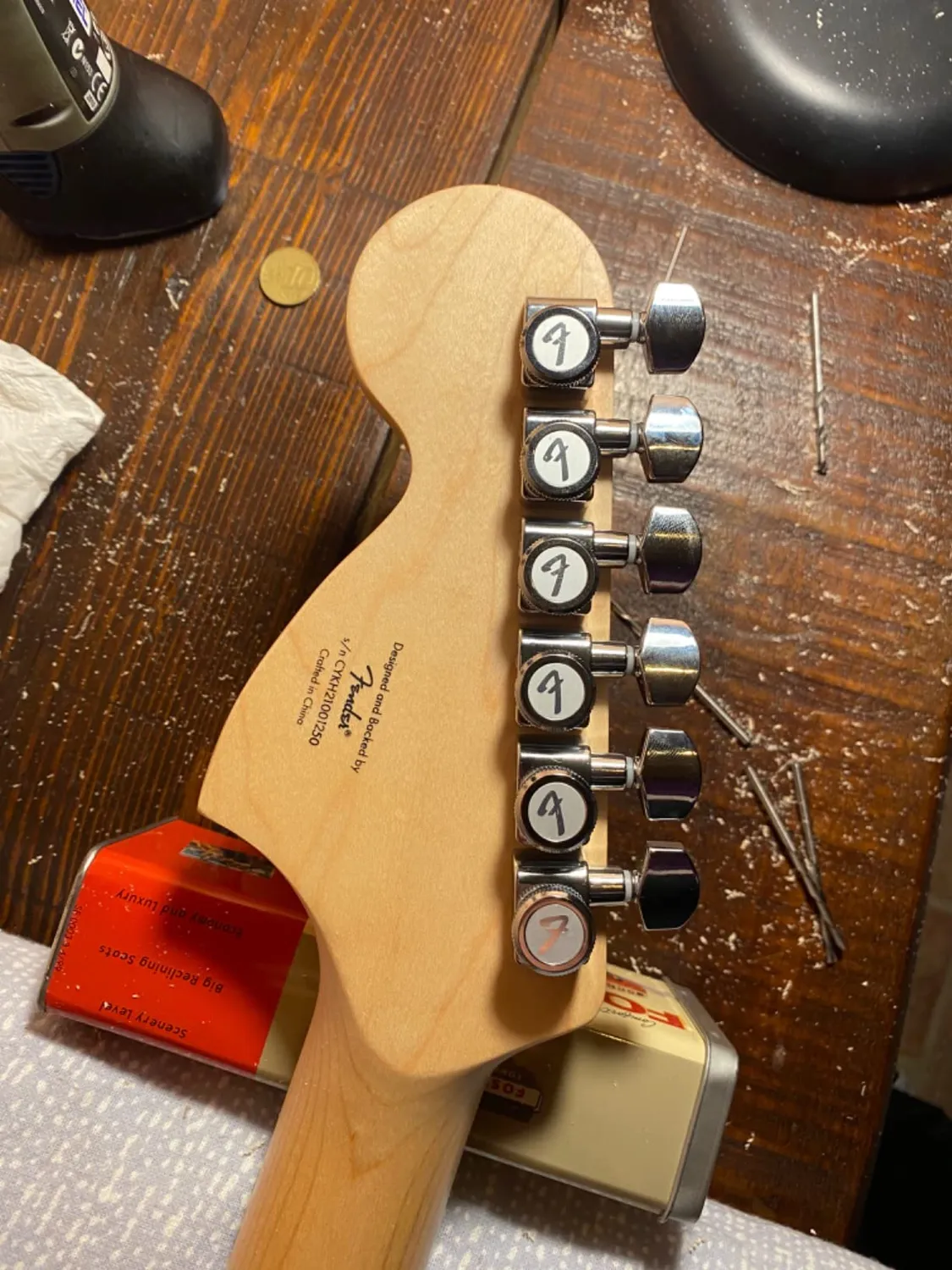 Fender Locking Stratocaster Telecaster Meccaniche cromato 18:1