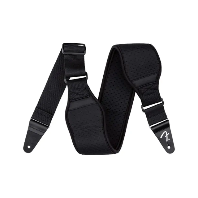 Fender Swell tracolla neoprene nera 7,5 cm chitarra basso