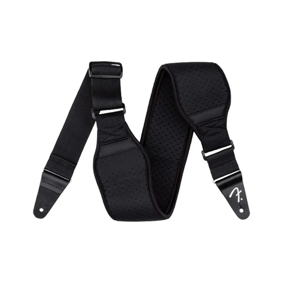 Fender Swell tracolla neoprene nera 7,5 cm chitarra basso