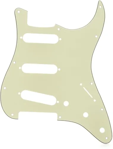 Fender Strat S/S/S battipenna 11 fori mint green