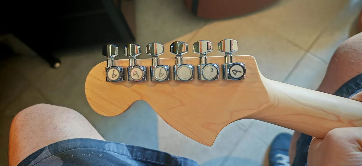 Fender Stratocaster Telecaster Locking meccaniche cromo set 6 18:1