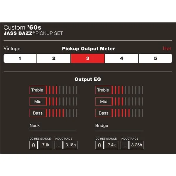 Fender Custom Shop Pickup Jazz Bass anni 60 set 2 single-coil Alnico