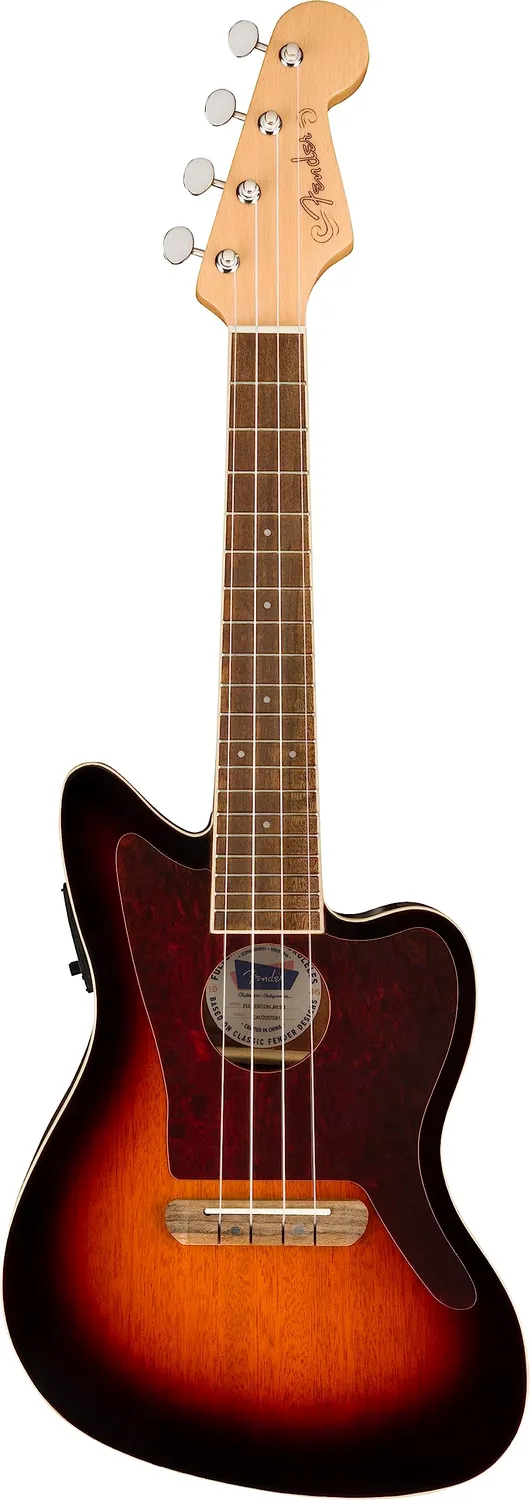 Fender Fullerton Tele Uke Ukulele Sunburst 2 Colori
