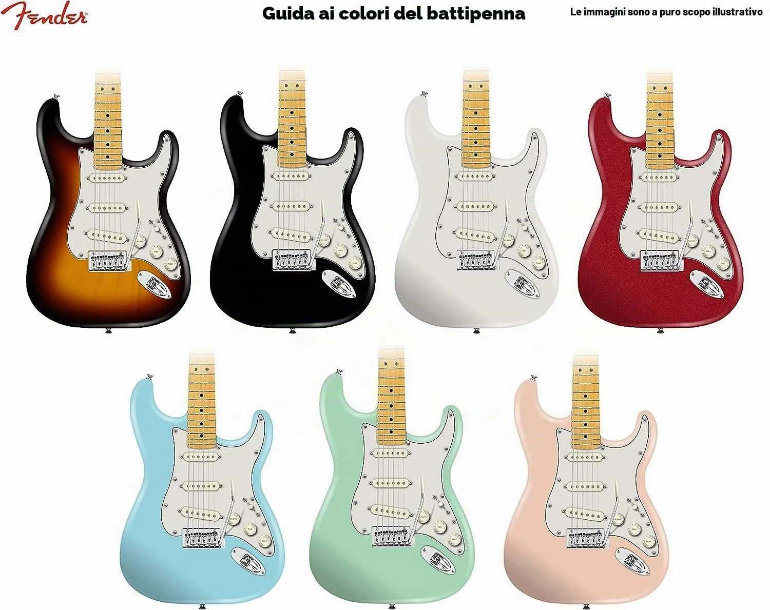 Fender Original 57/62 Pickup Strat Set 3 single-coil nero Alnico