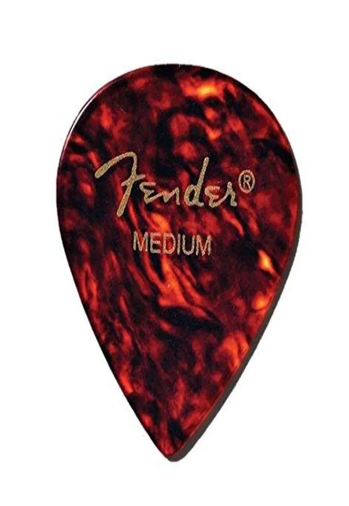 Fender 351 plettri chitarra thin red moto cellulosa