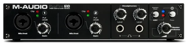 M-Audio Profire 610 interfaccia audio 6x10 import UK