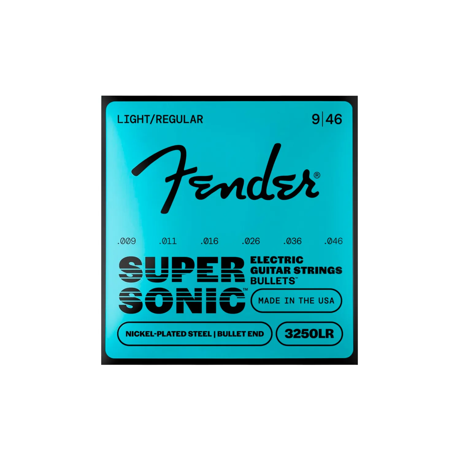 Fender Super Bullet 3250R corde chitarra 010-046 nichel