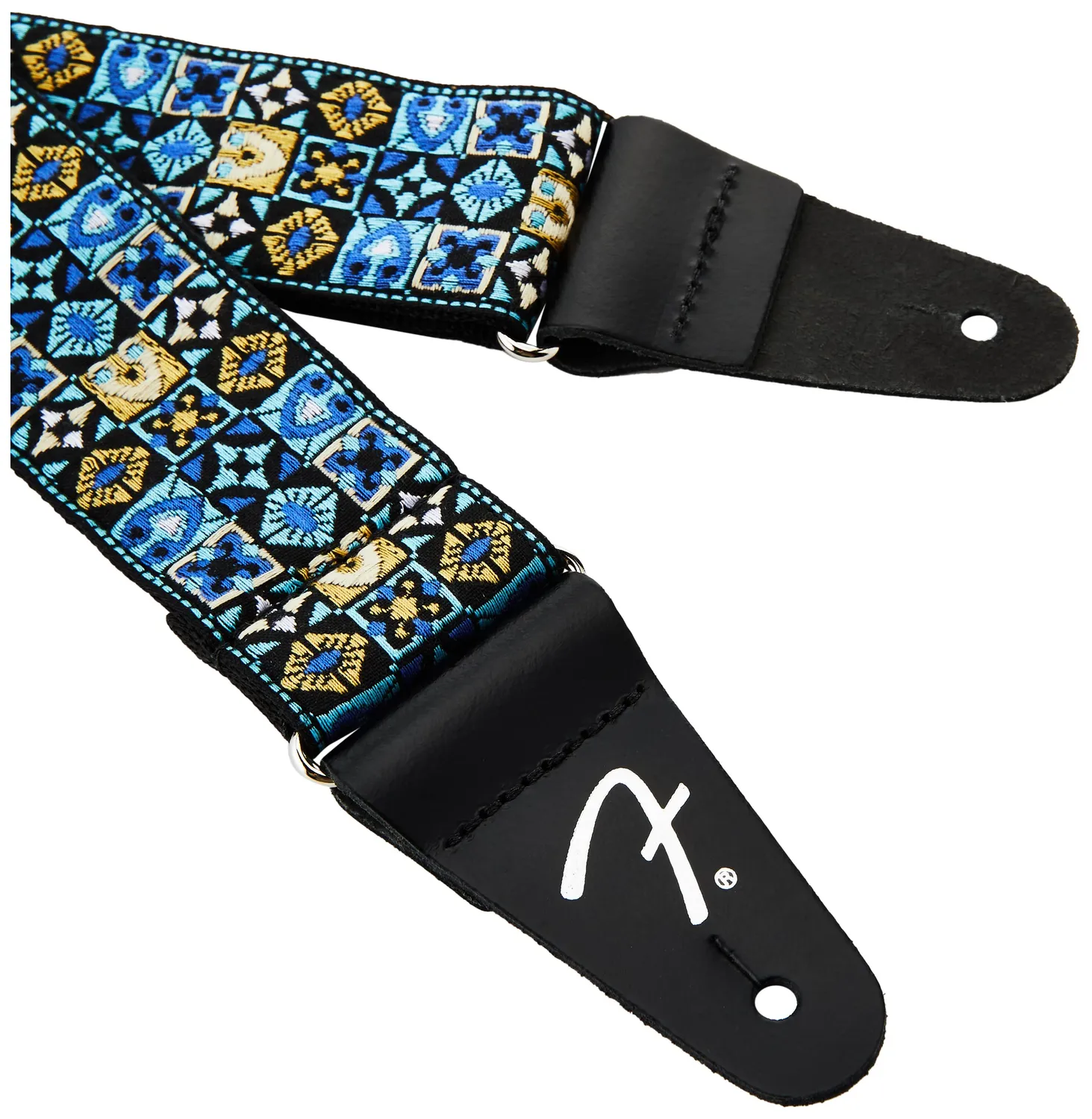 Fender Festival tracolla chitarra blu 5cm mosaico