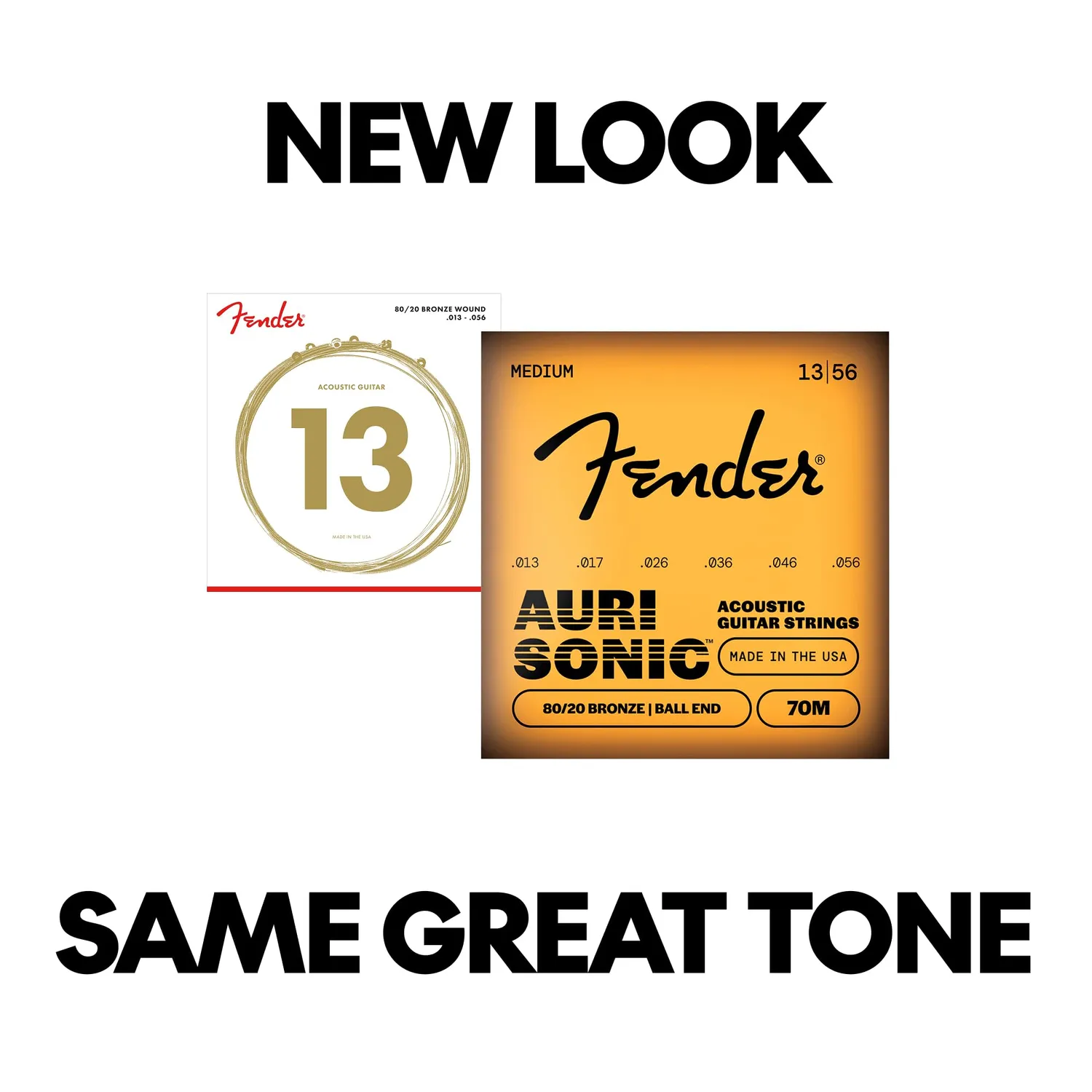 Fender 80/20 Bronze corde chitarra acustica 013-056