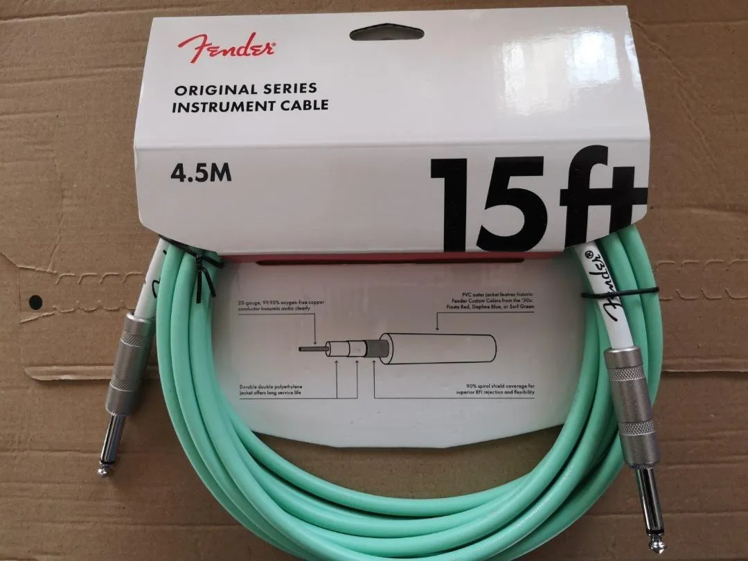 Fender Original cavo chitarra jack 4,5m blu dafne