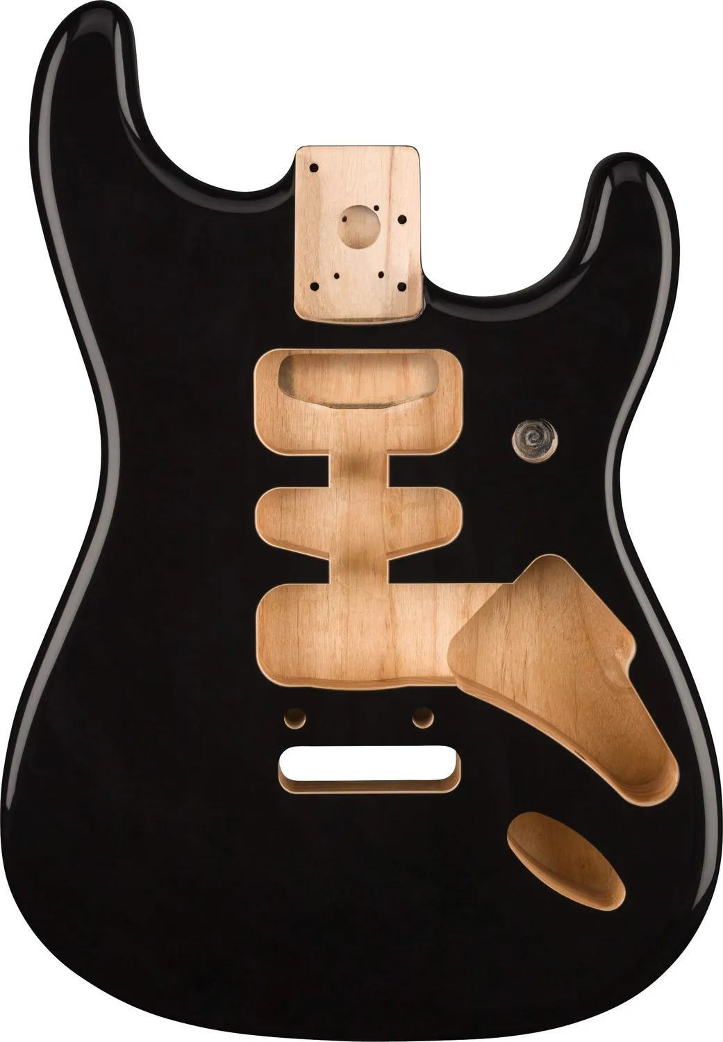 Fender Deluxe Stratocaster HSH corpo chitarra Candy Apple Red ontano