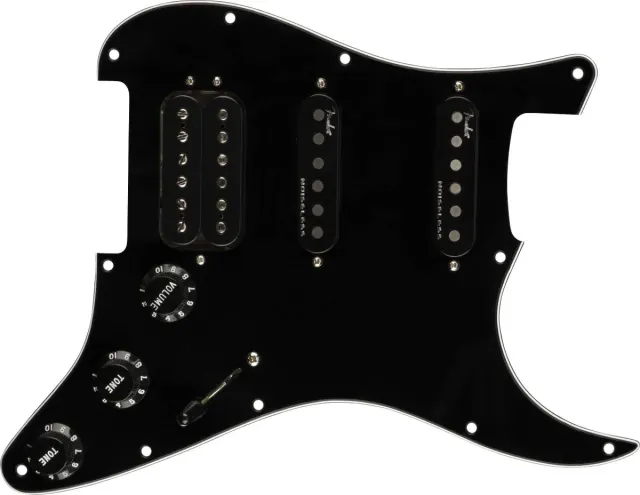 Fender Strat Battipenna Precablato Shawbucker Gen4 Nero