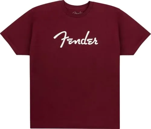Fender Spaghetti Logo Maglietta M manica corta nera