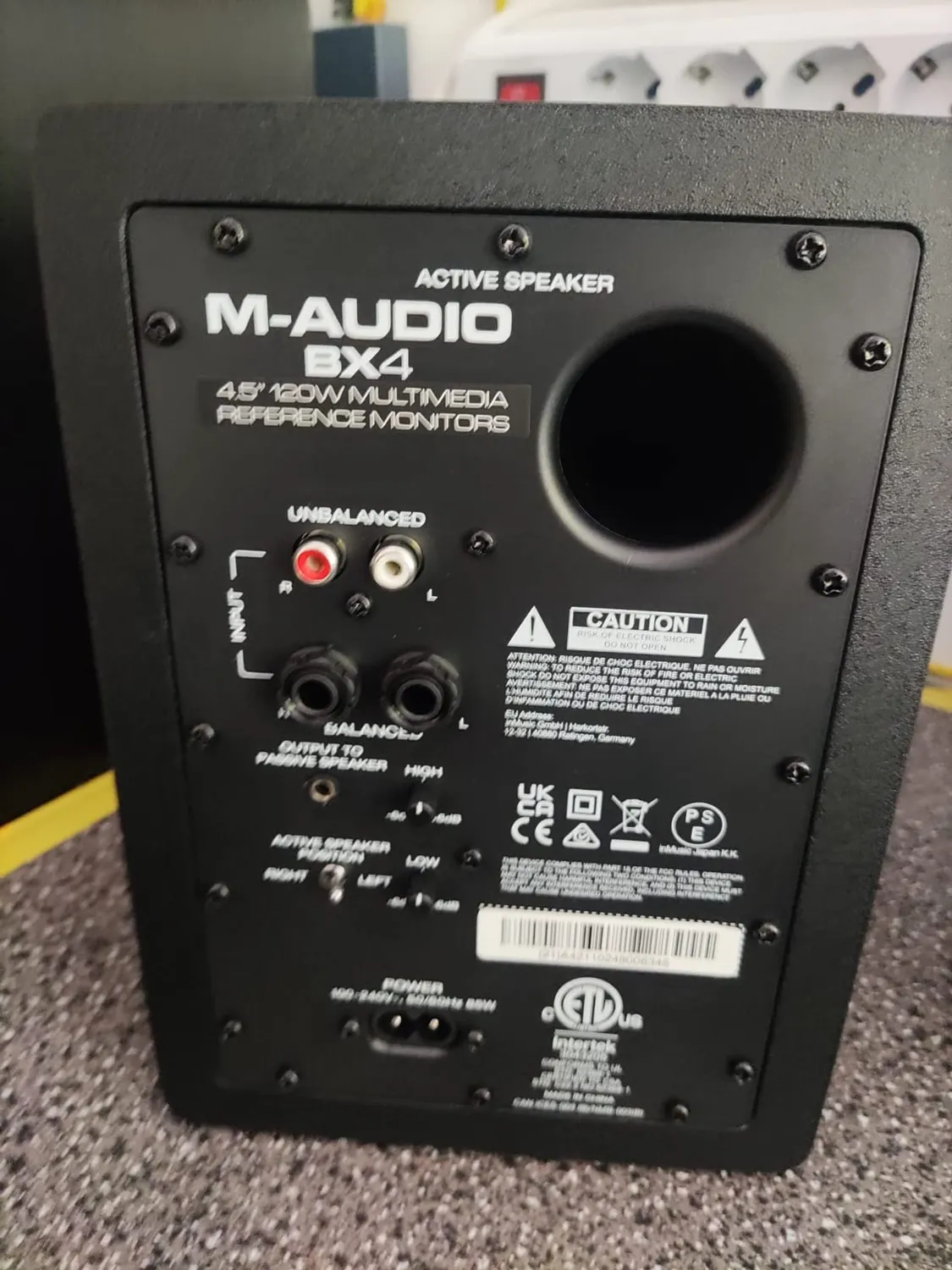 M-Audio BX4 monitor studio 4.5" coppia Kevlar nero