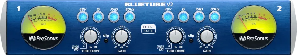 PreSonus BlueTube DP V2 preamplificatore valvolare 2 canali