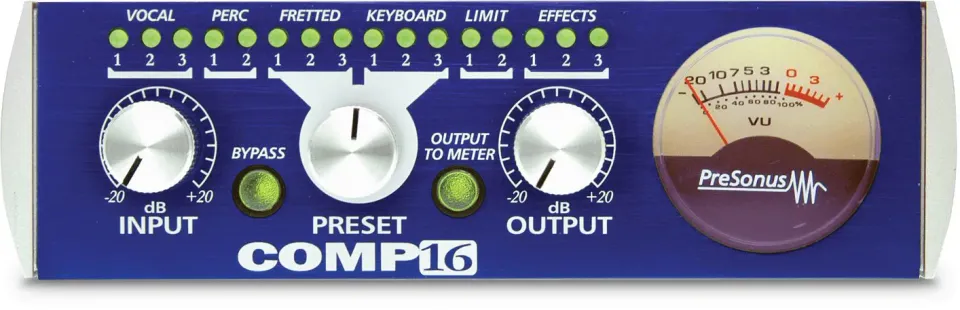 PreSonus COMP16 compressore analogico 16 preset