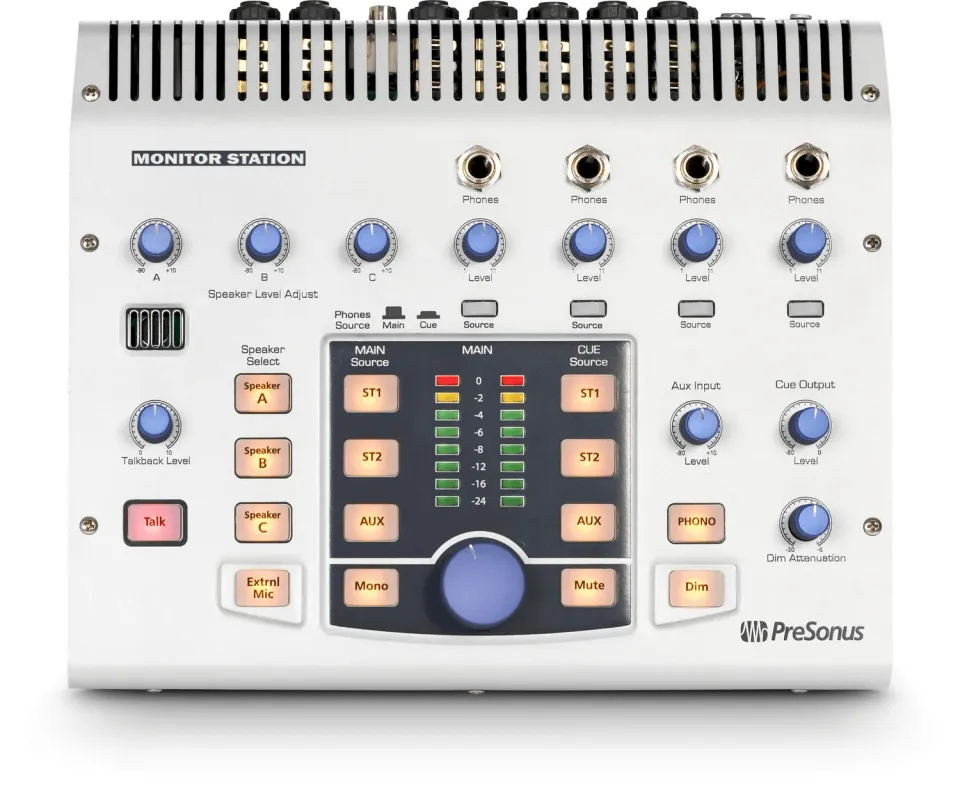 PreSonus Monitor Station controller monitor desktop