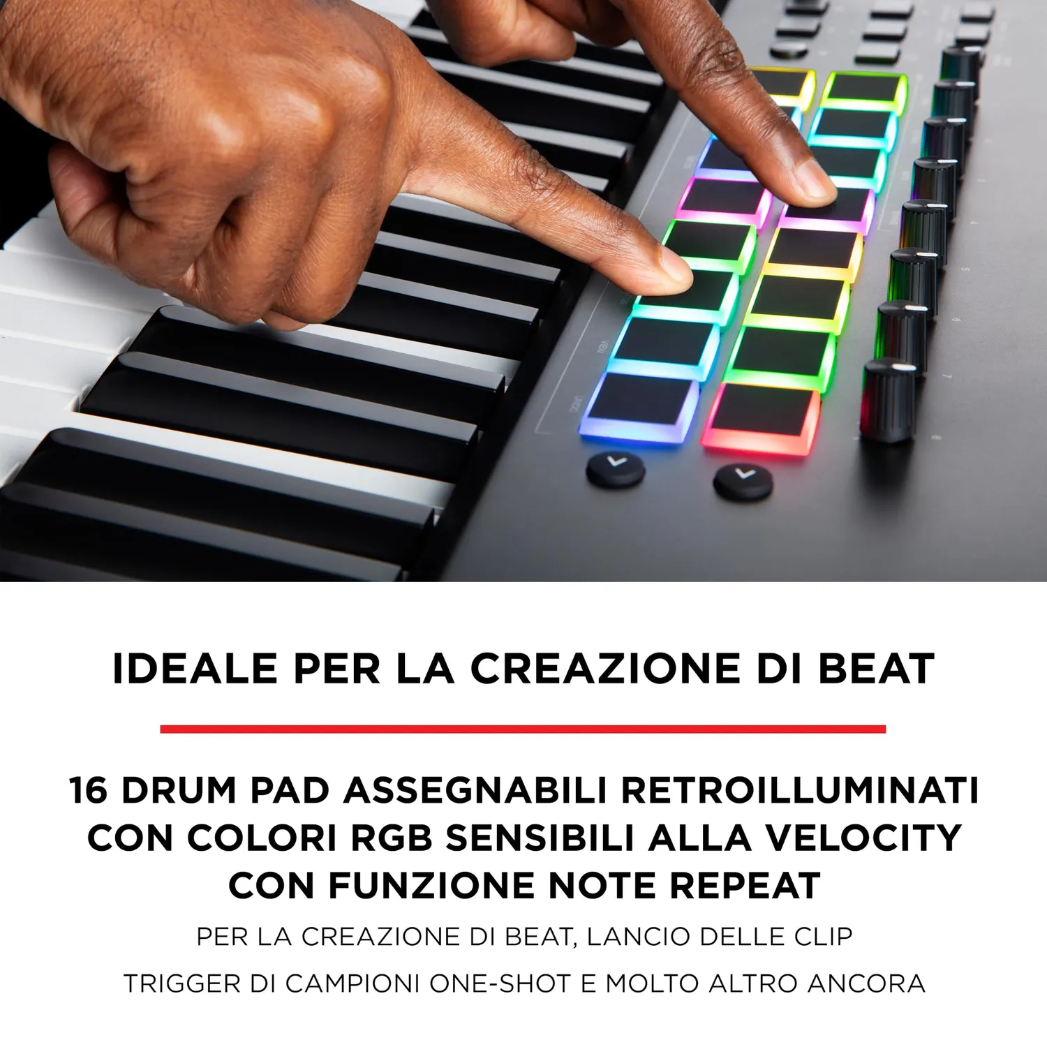 M-Audio Hammer 88 Pro controller MIDI 88 tasti pesati NKS