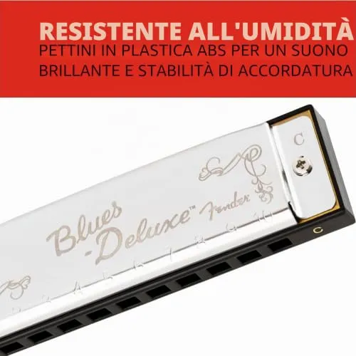 Fender Blues Deluxe Armonica Set 3 Pezzi C-G-A