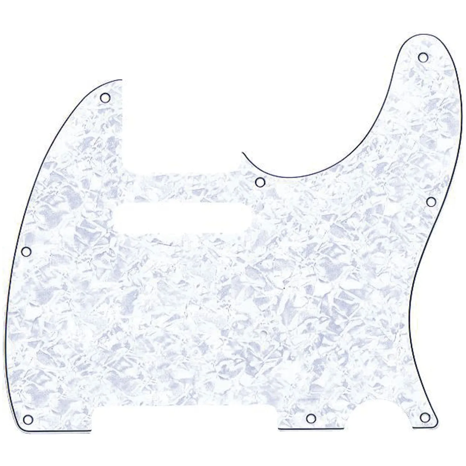 Fender battipenna Tele 8 fori nero multistrato