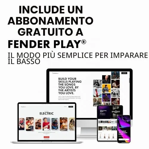 Squier Affinity Precision basso elettrico kit nero con ampli