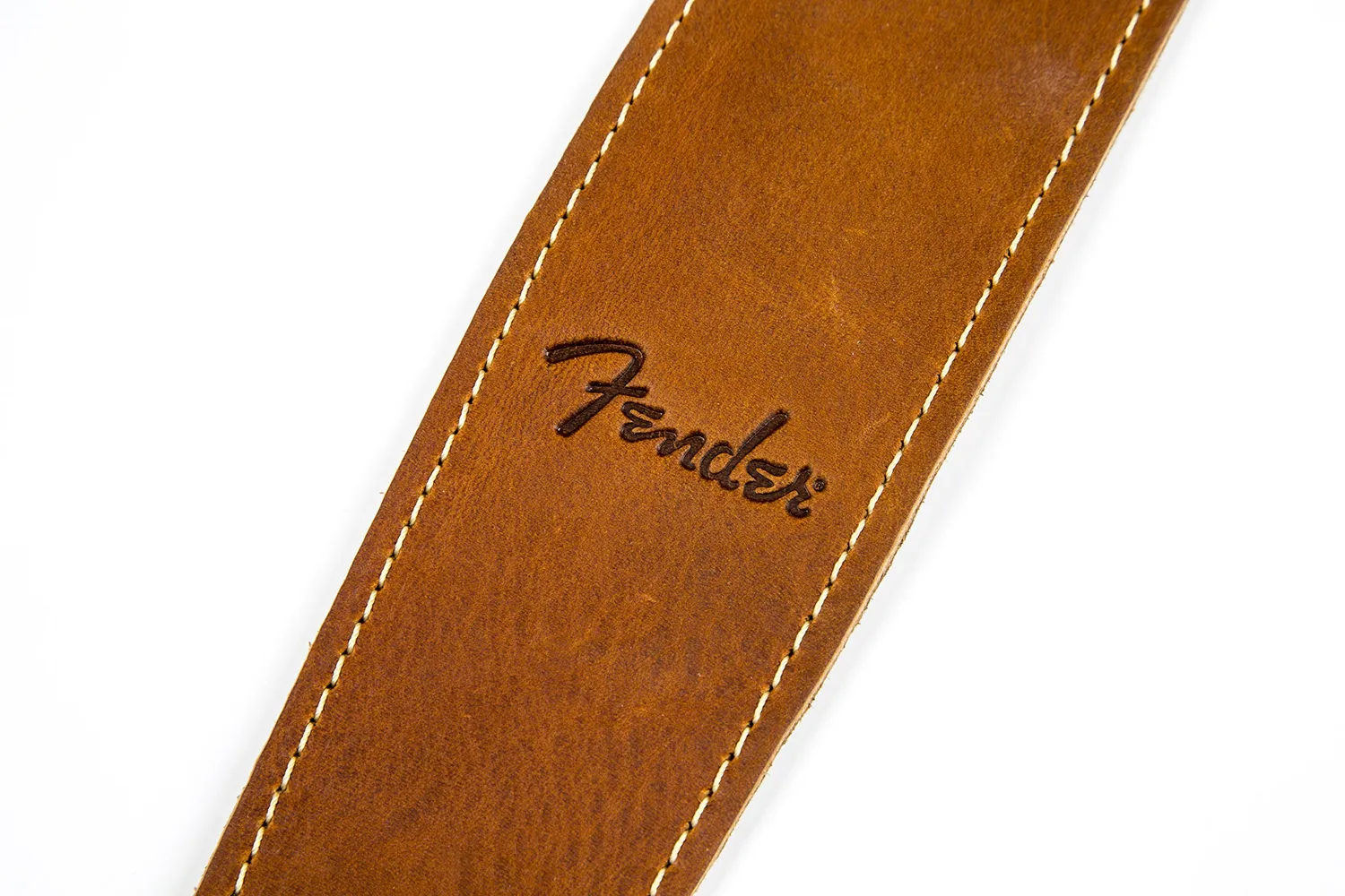 Fender Ball Glove Tracolla Chitarra Pelle Marrone