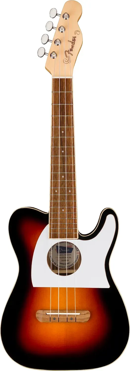 Fender Fullerton Tele Uke Ukulele Sunburst 2 Colori