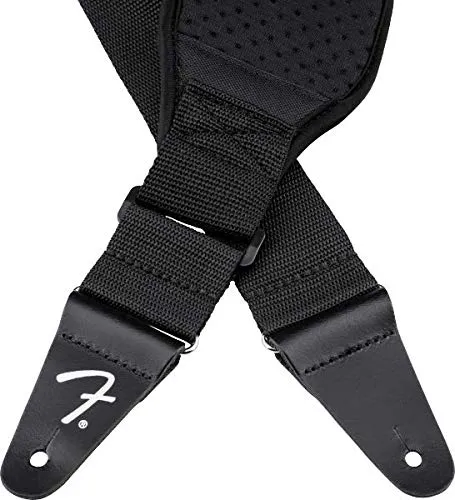Fender Swell tracolla neoprene nera 7,5 cm chitarra basso