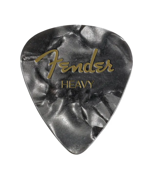 Fender 351 Heavy plettri chitarra Black Moto celluloid