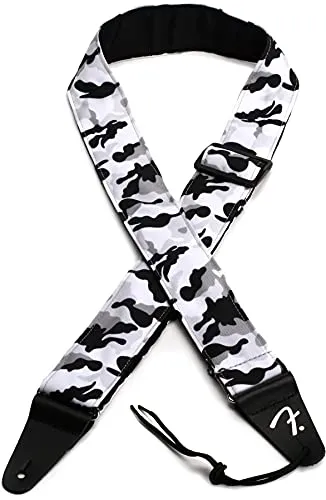 Fender Camo Strap 2 tracolla chitarra mimetico invernale 5 cm