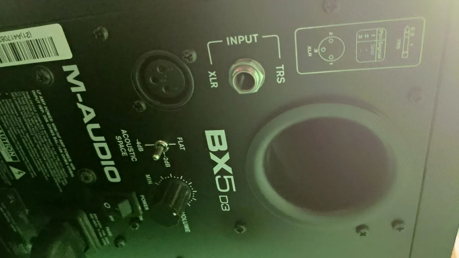 M-Audio BX5 D3 Monitor Studio Attivi Coppia 5" 100W