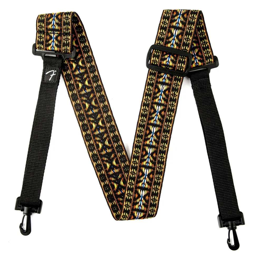 Fender Hootenanny Tracolla Banjo Rosso Nero Regolabile