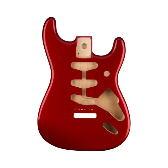 Fender Stratocaster corpo chitarra ontano Candy Apple Red