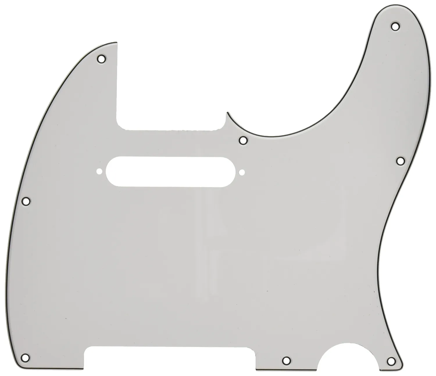 Fender battipenna Tele 8 fori nero multistrato