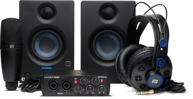 PreSonus AudioBox USB 96 bundle scheda audio completo studio