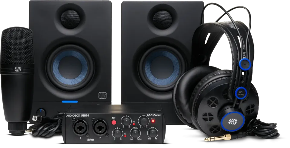 PreSonus AudioBox USB 96 bundle scheda audio completo studio