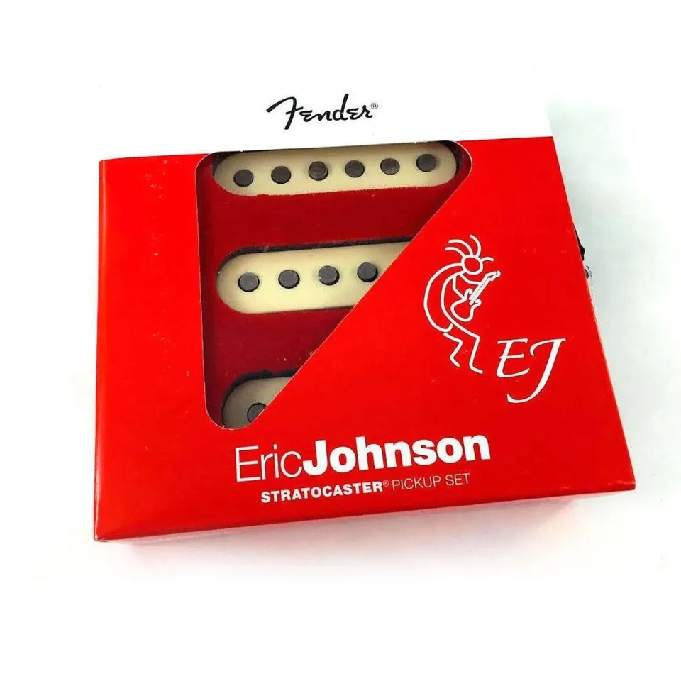 Fender Eric Johnson Signature Strat Set Pickup Single-Coil Bianco Aged