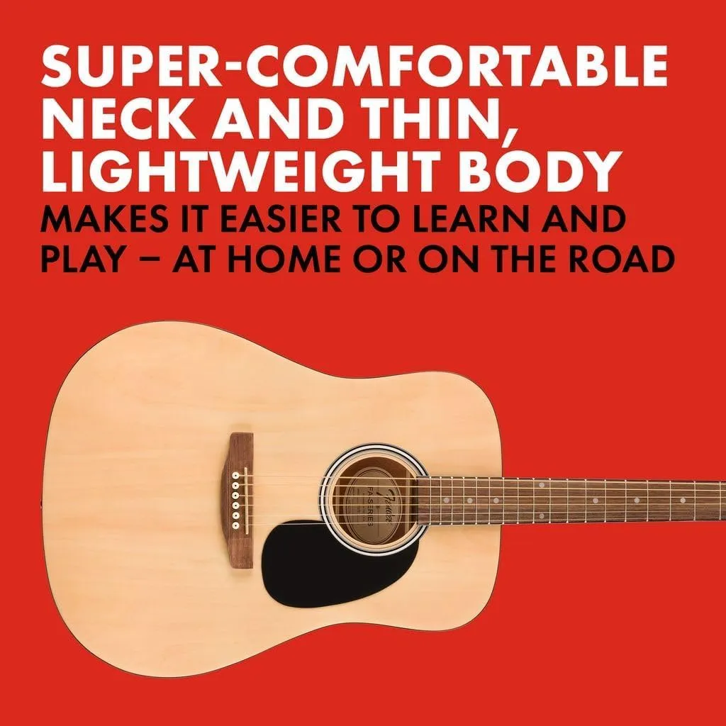 Fender Alternative Dreadnought chitarra acustica naturale kit FA-25