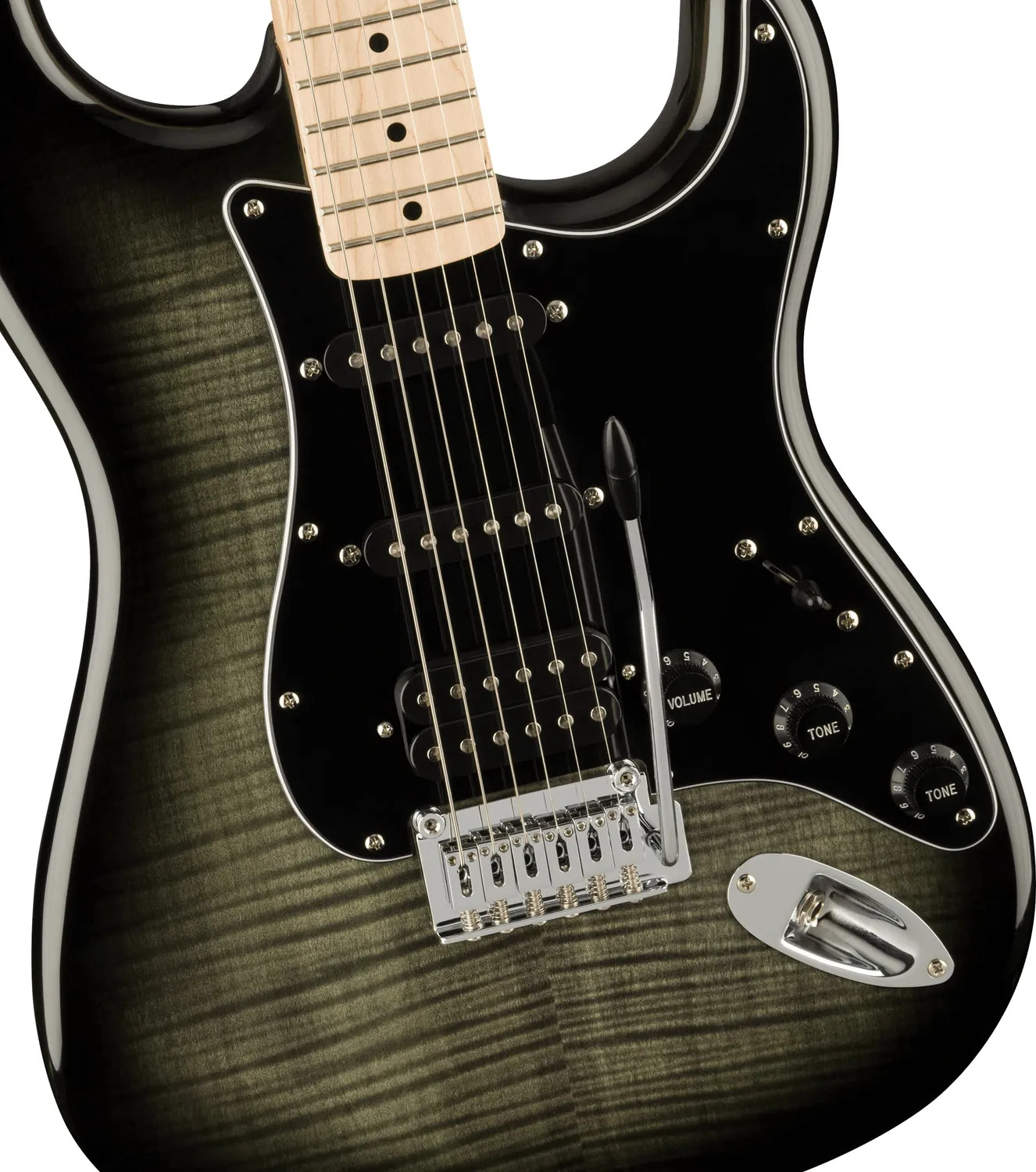 Fender Affinity Stratocaster FMT HSS Chitarra Elettrica Black Burst acero